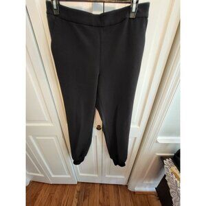 Express Black Ankle Mid Rise Joggers sz S Pockets Athleisure Healthcare Weekend